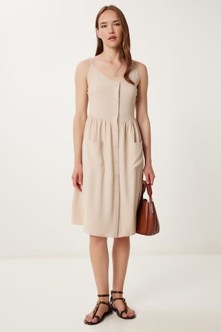 Happiness İstanbul Blousejurk in Beige