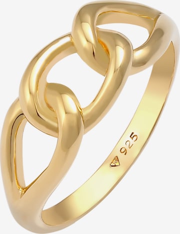 ELLI Ring Knoten, Twisted in Gold: predná strana