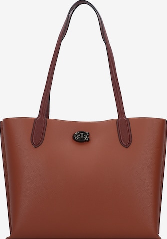 COACH Shopper in Brown: front