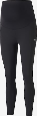PUMA Skinny Outdoor Pants in Black: front