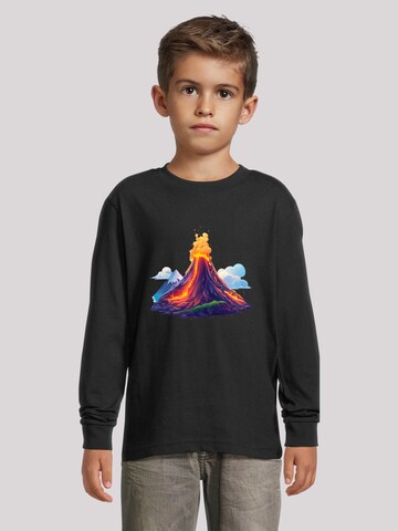 F4NT4STIC Shirt 'Vulkanausbruch' in Black: front