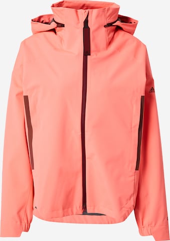 ADIDAS PERFORMANCE Sportjacke in Orange: front