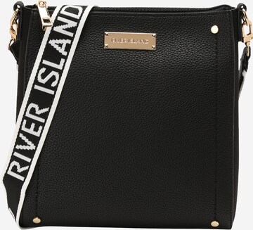 River Island - Bolso de hombro en negro