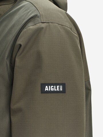 AIGLE Between-seasons parka 'T-Kit' in Green