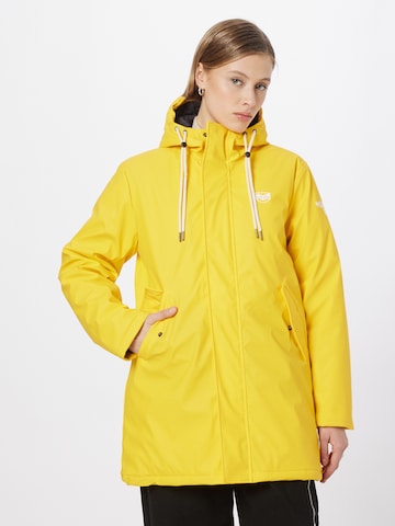 Lake View Between-season jacket 'Nadia' in Yellow: front