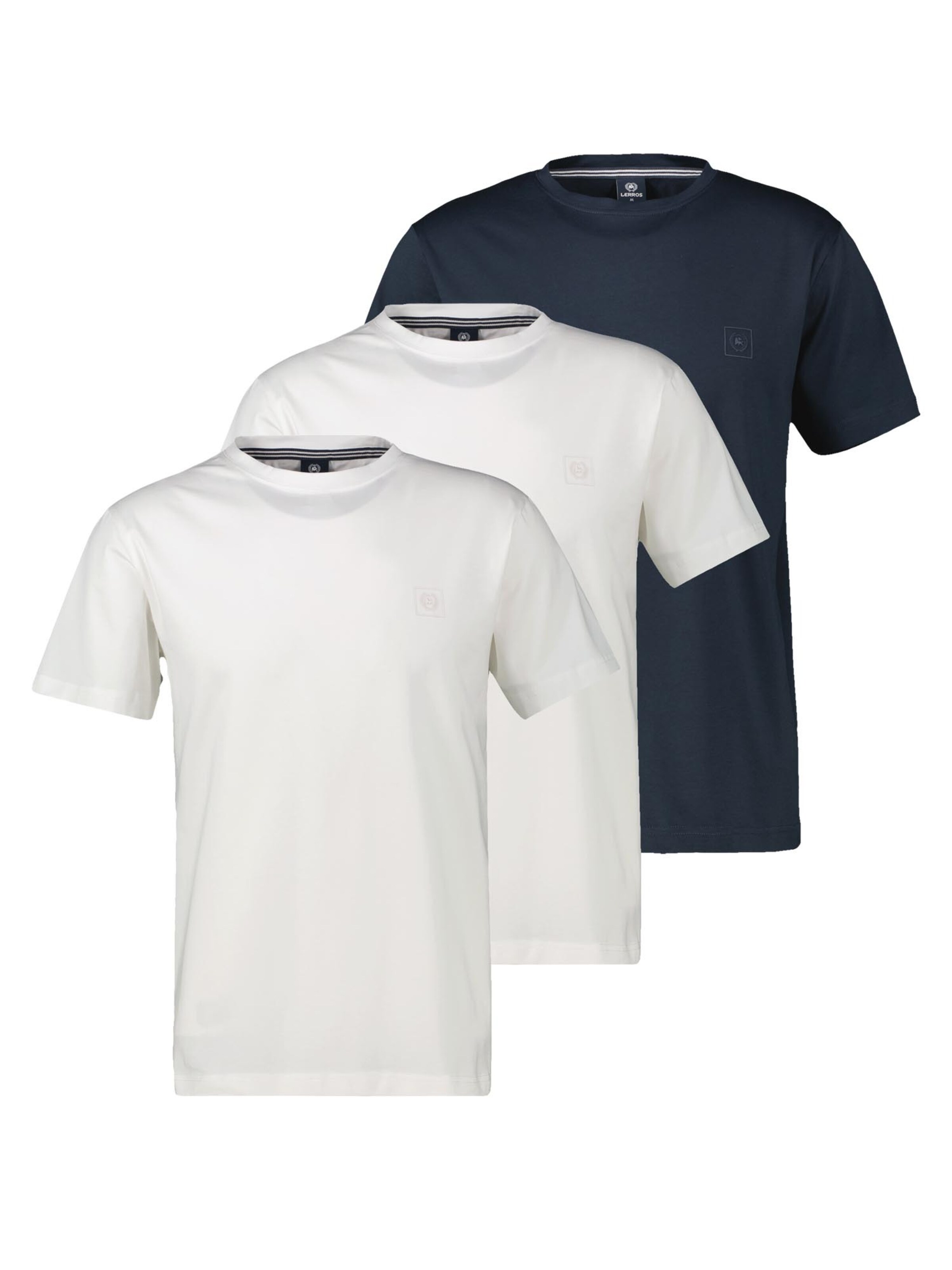 LERROS Shirt 'Basic' in Blauw: voorkant