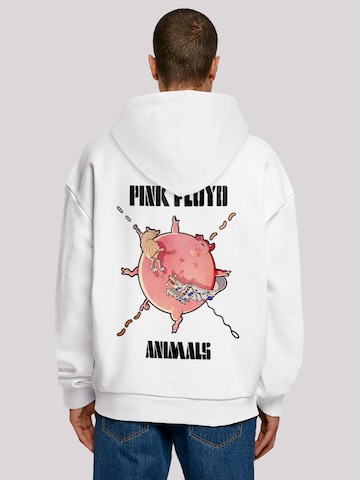 Sweat-shirt 'Pink Floyd Fat Pig ANIMALS' F4NT4STIC en blanc : devant