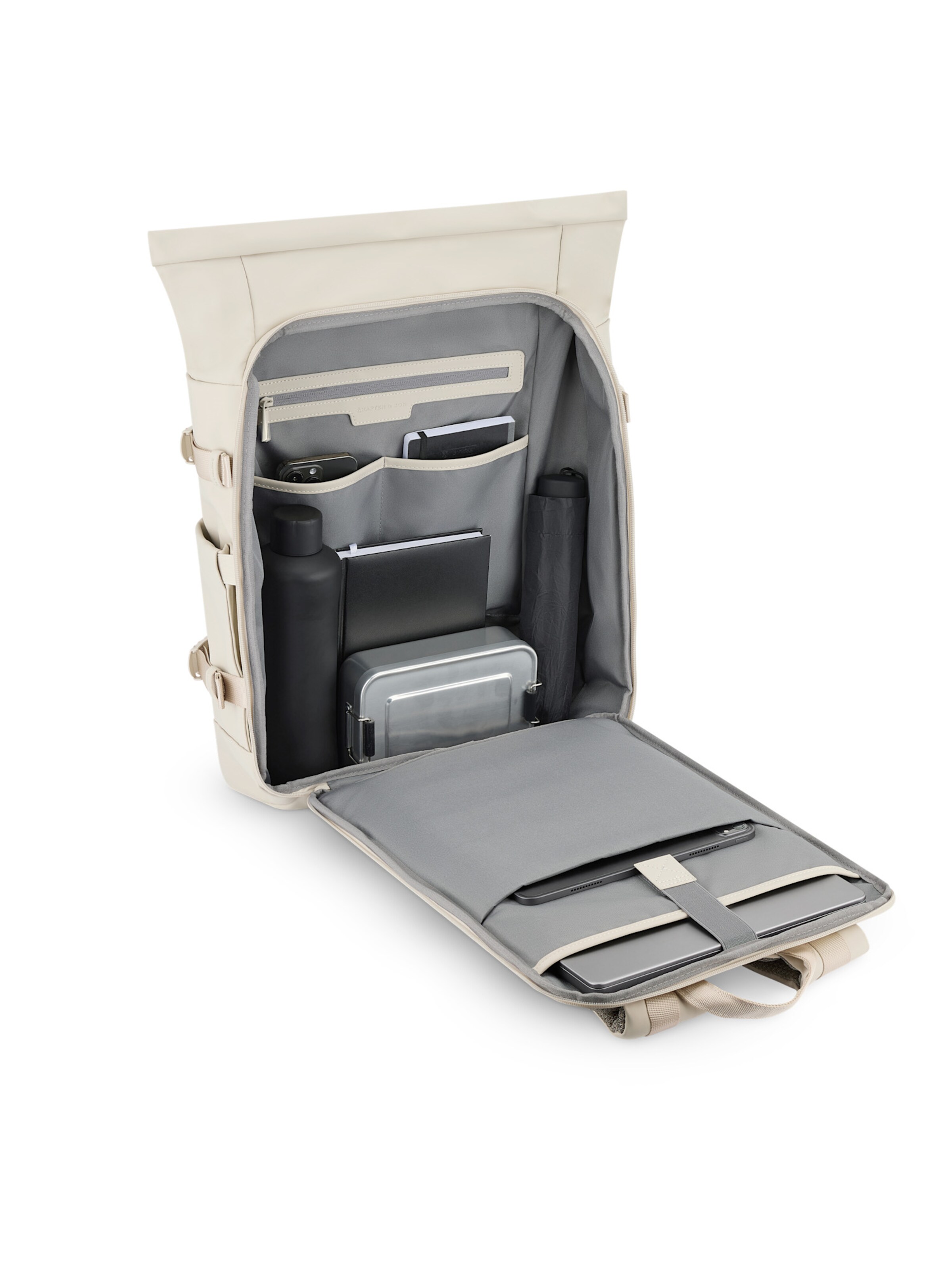 Kapten & Son Rucksack 'Helsinki Pro'‌‌‌‌‌‌‌‌‌‌ in Beige