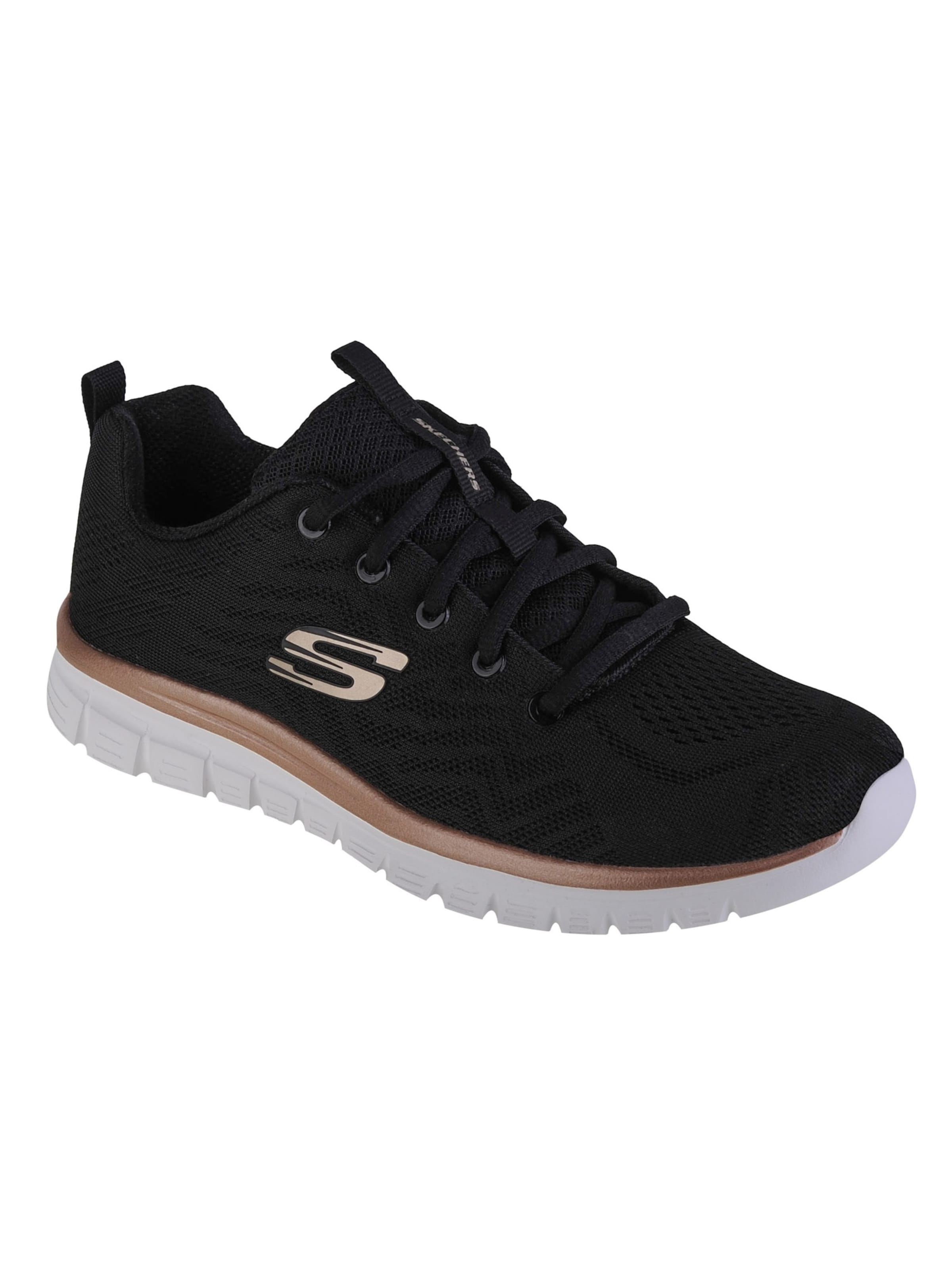 SKECHERS Sneaker low 'Graceful - Get Connected' in Schwarz: Vorderseite