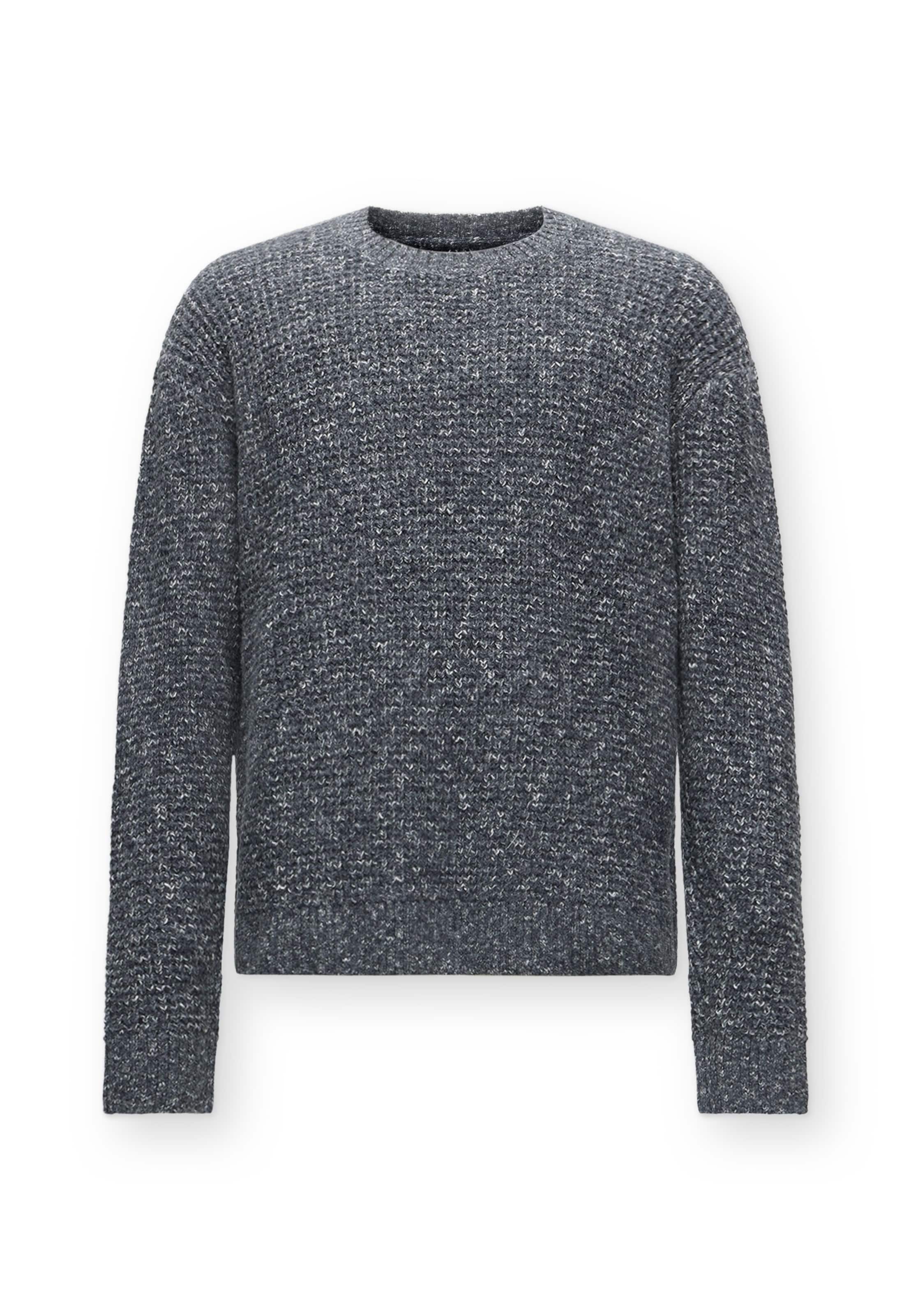 Abercrombie & Fitch Tröja 'ESSENTIAL' i grå: framsida