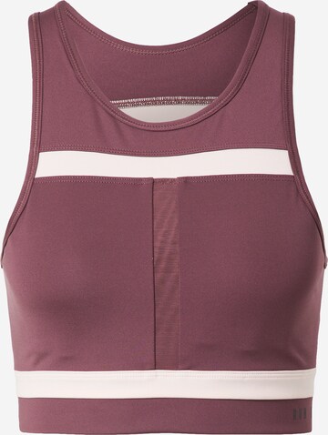 Bustier Soutien-gorge de sport NIKE en rouge : devant