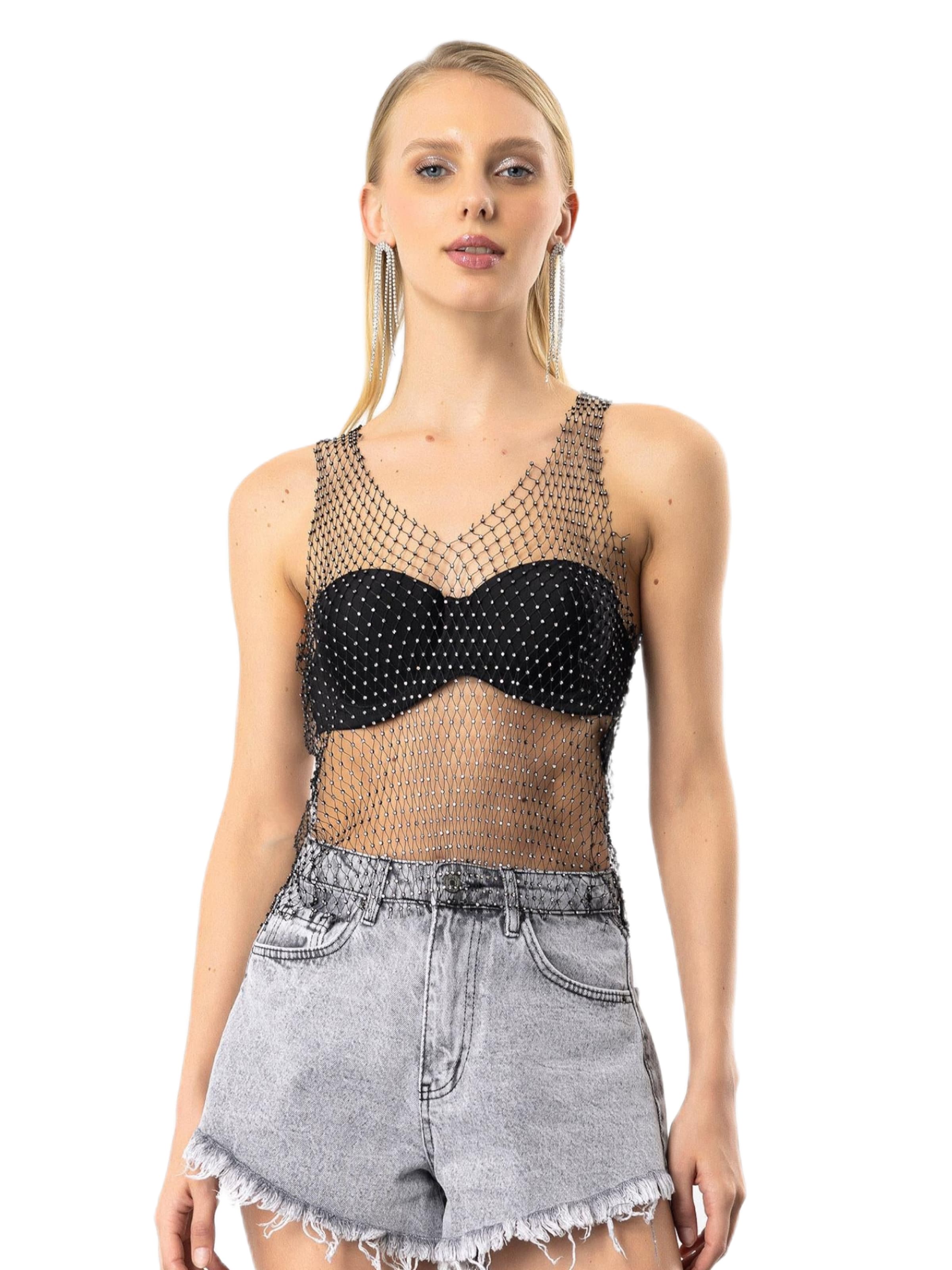 No Matter What Top in Zwart: voorkant