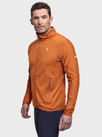 Schöffel Funktionele fleece-jas in Geel