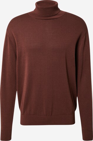 DAN FOX APPAREL Sweater 'Enno' in Brown: front