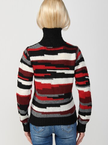 Pull-over KOROSHI en mélange de couleurs
