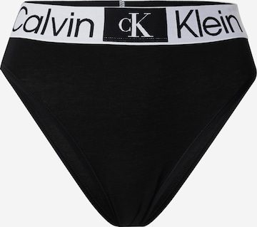 Calvin Klein Underwear Normalny krój Figi w kolorze czarny: przód