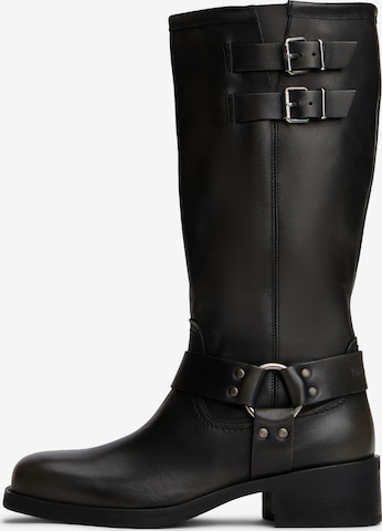 Tommy Jeans Boots in Black: front