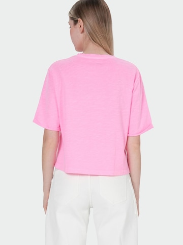 T-shirt M.O.D MIRACLE OF DENIM en rose