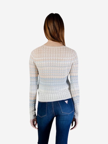 GUESS Knit cardigan 'LS ROSALYN COVER SHOULDER SWTR W6GR07 Z0588' in Beige