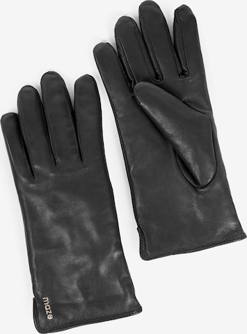 Maze Vingerhandschoenen in Zwart: voorkant