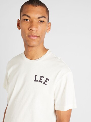 T-Shirt Lee en blanc