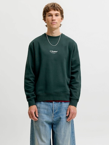 JACK & JONES Sweatshirt 'JJESoho' in Green: front