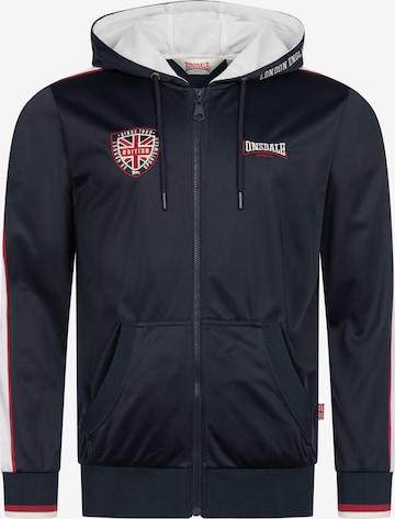 LONSDALEJakna za vježbanje - plava boja: prednji dio