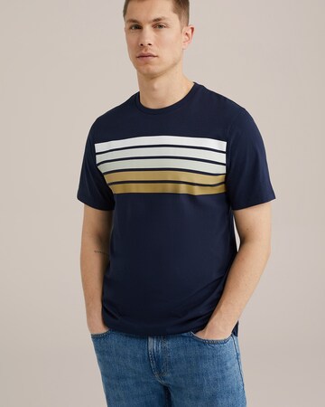 WE Fashion Shirt in Blue: front