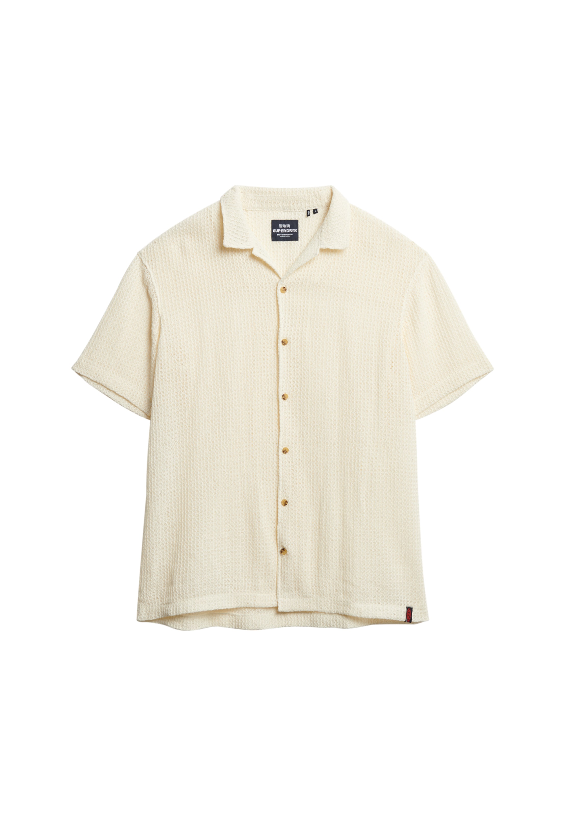 Superdry Overhemd in Beige: voorkant