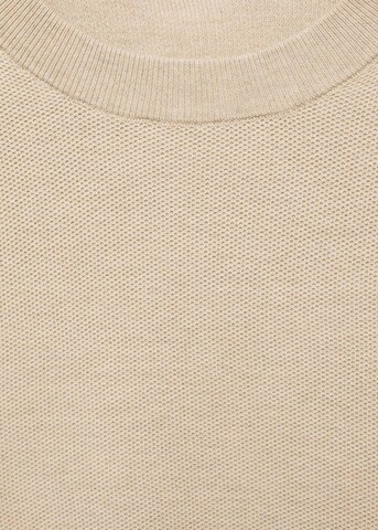 MANGO MAN Sweater 'Ten' in Beige