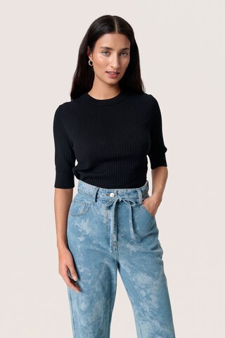 Pull-over 'Spina' SOAKED IN LUXURY en noir : devant