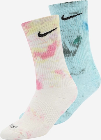 NIKE Спортни чорапи 'Everyday Plus' в синьо: отпред