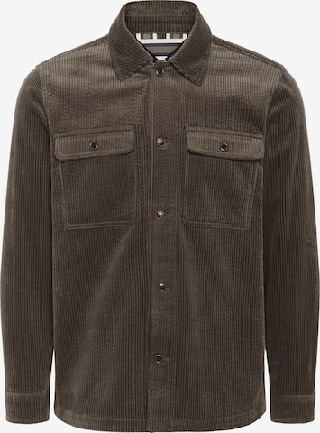 Veste mi-saison Matinique en marron : devant