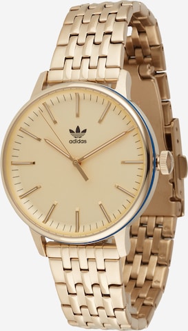 ADIDAS ORIGINALS Analog watch in Gold: front