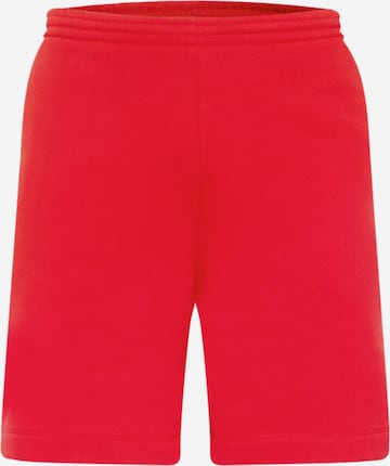 LACOSTE Trousers in Red: front