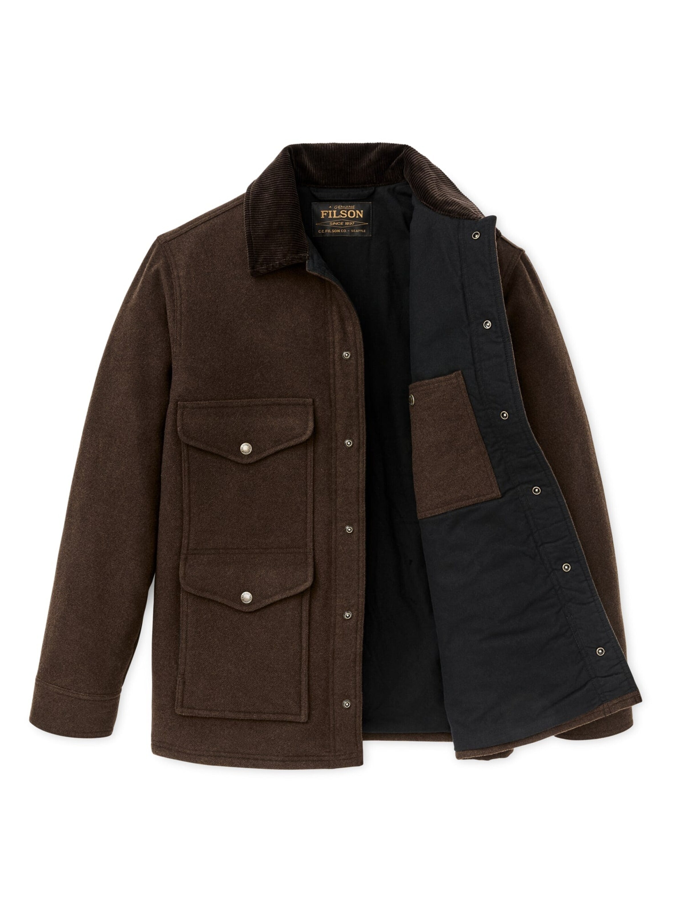 Veste mi-saison Filson en marron