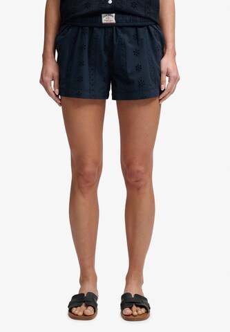 Loosefit Pantalon Superdry & Co en bleu : devant