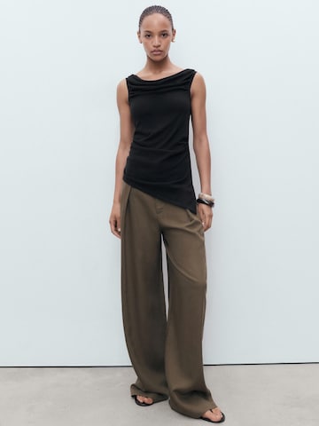 Top 'GIGI' de la MANGO pe negru