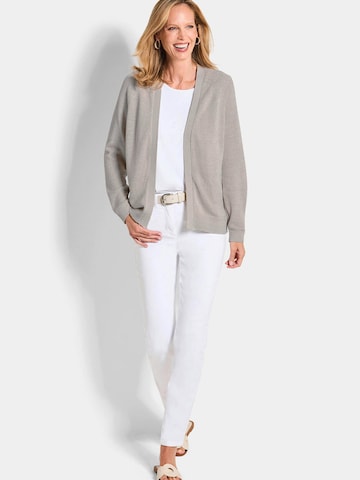 Goldner Gebreid vest in Grijs