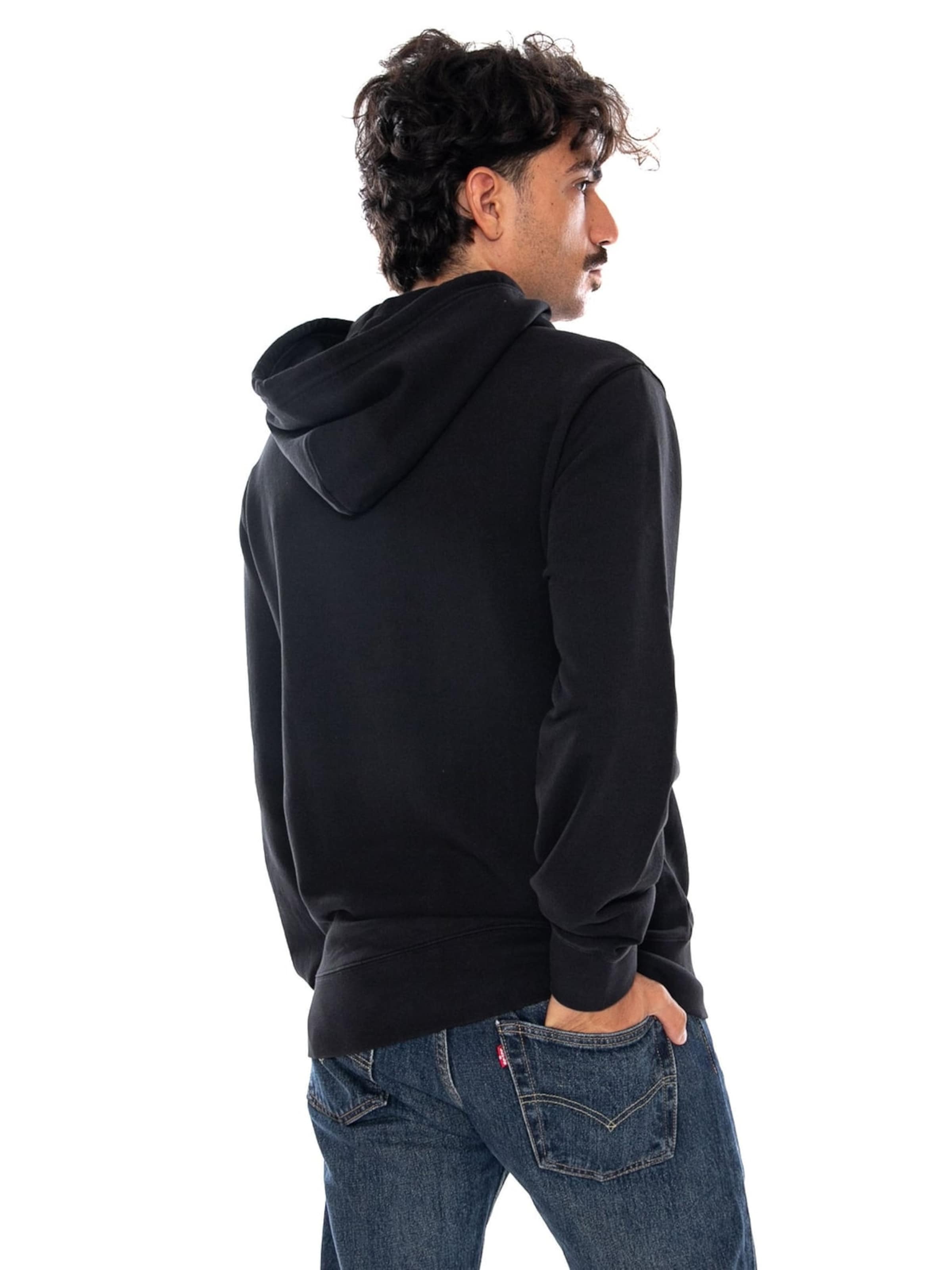 Giacca di felpa 'LEVI'S THE ORIGINAL HM ZIP UP MINERAL BLACK' di LEVI'S ® in nero
