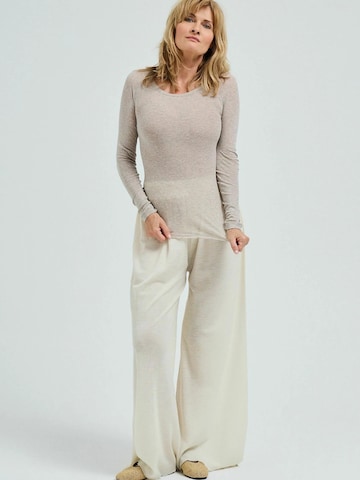 Seamless Basic Shirt 'Elvira' in Beige