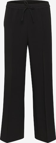 Part Two Wide leg Pantalon in Zwart: voorkant