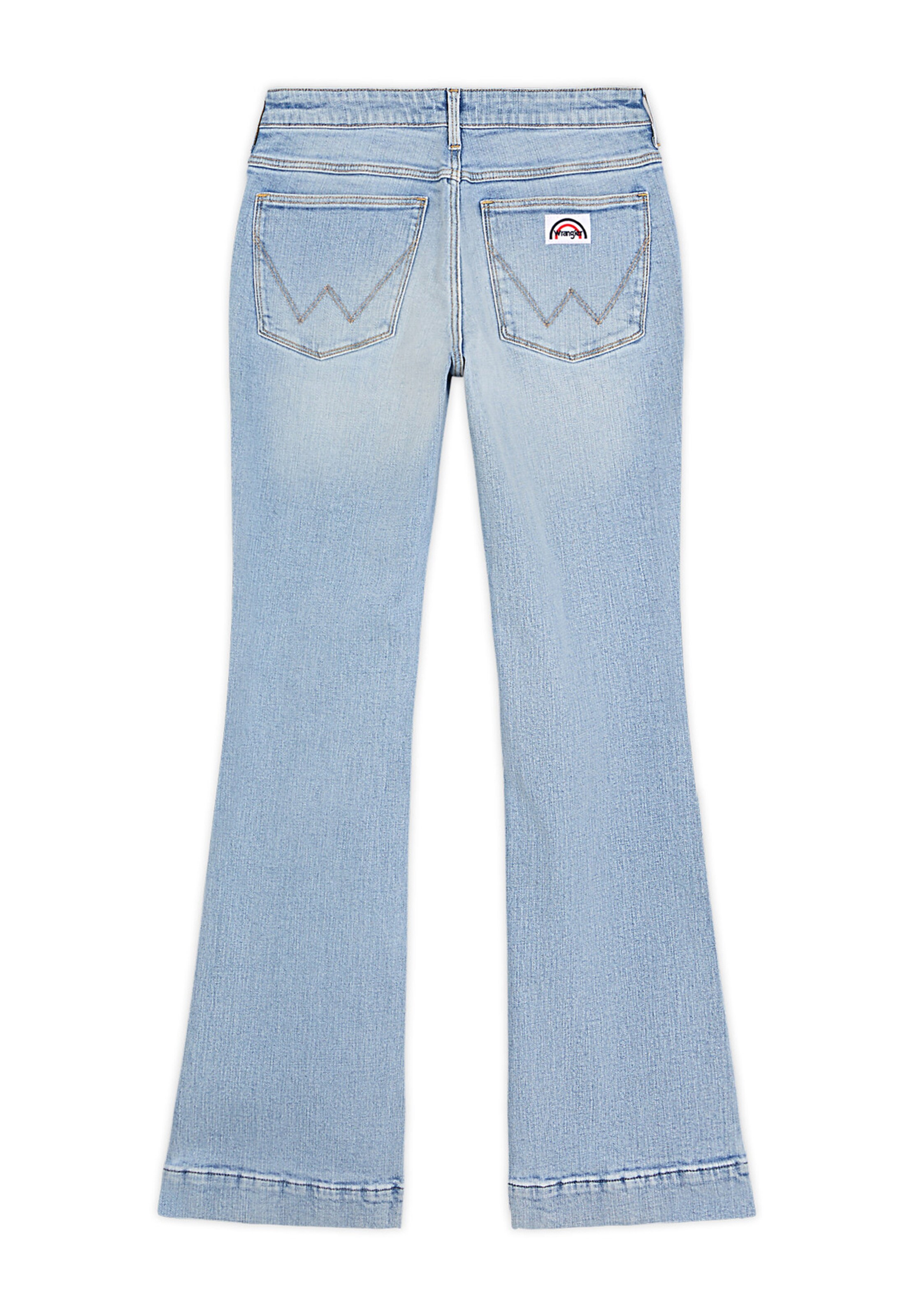 WRANGLER Laienev Teksapüksid 'FLARE', värv sinine