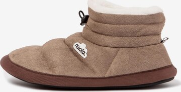 Pantoufle 'Home Velvet' Nuvola. en gris : devant