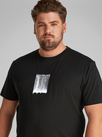 T-Shirt Calvin Klein Jeans Plus en noir
