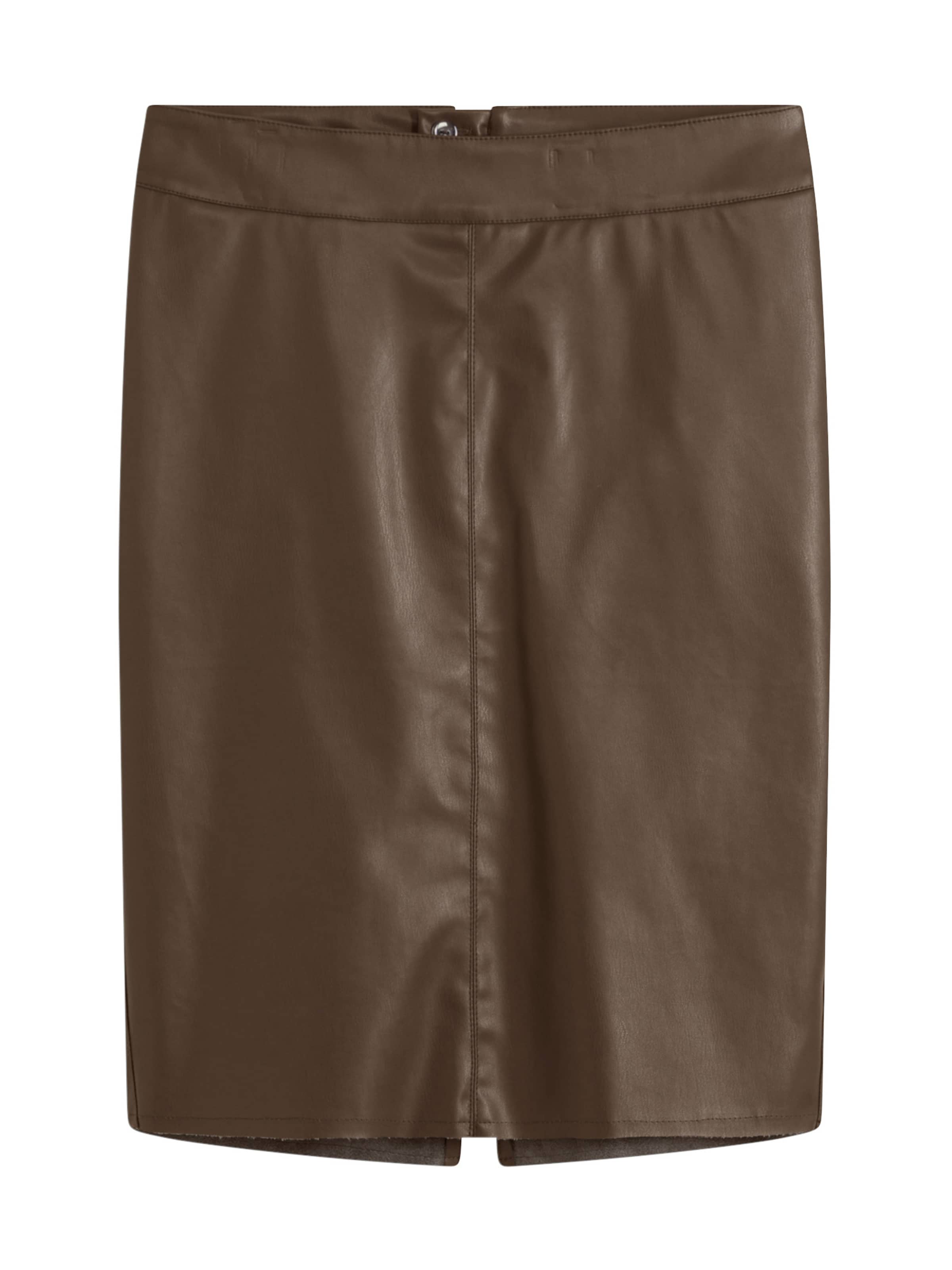Gonna di bonprix in marrone: frontale