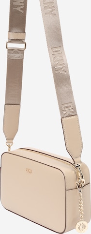 DKNY - Bolso de hombro 'Bryant' en beige: frente