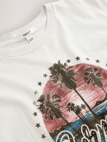 T-shirt Next en blanc