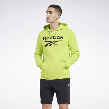 Sweat de sport 'Identity' Reebok en jaune : devant