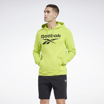 Reebok Sports sweatshirt 'Identity' in Yellow: front